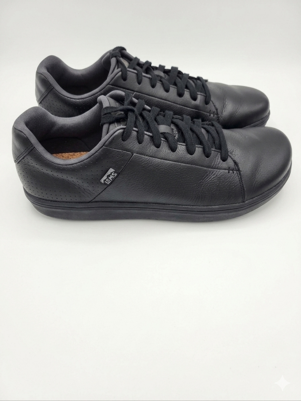 Lems Kourt Grip Midnight Black Leather Sneaker Mens 14 Gorpcore  Minimalist